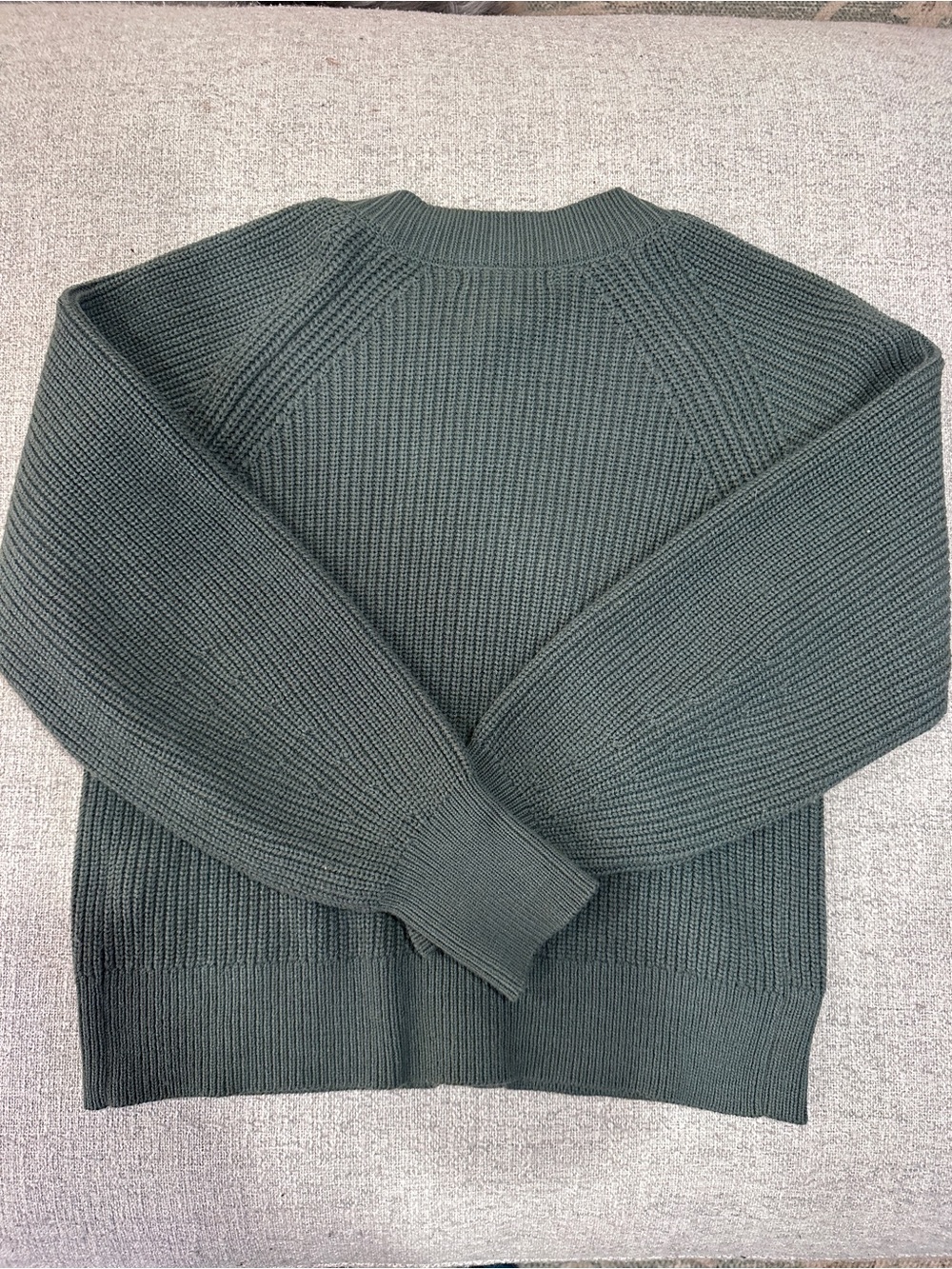 Banana Republic Olive Green Rib Knit Button Cardigan - Picture 4 of 4